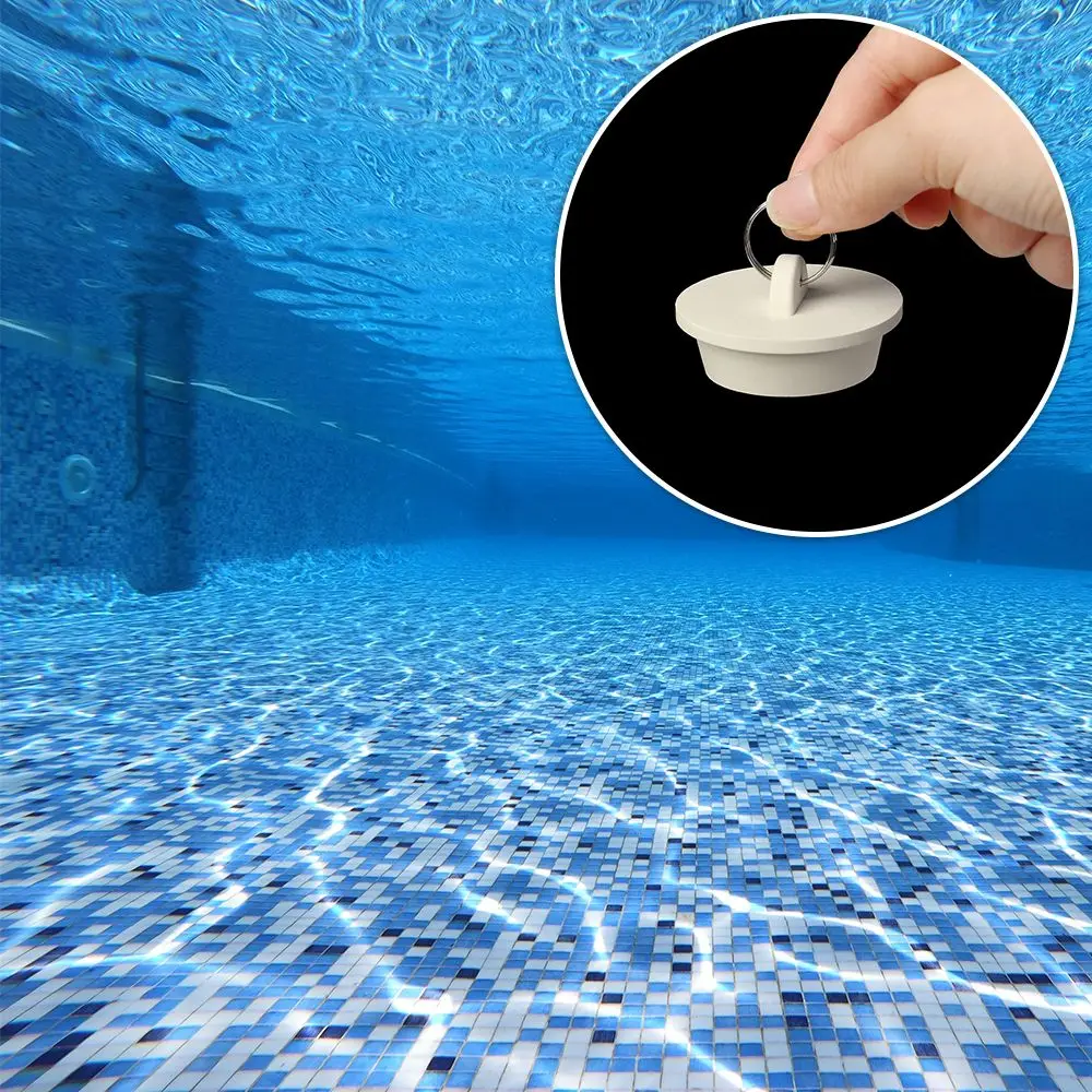 

Useful Rubber Leakage-proof Round Bathtub Stopper Bathroom Supplies Drain Cover Sewer