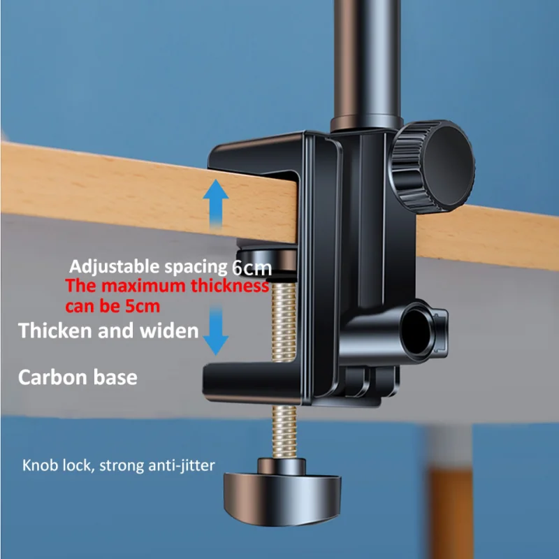 Регулируемый на 360 градусов держатель для планшета с длинной ручкой подставка