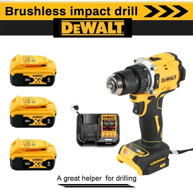 Фото Оригинальный аккумулятор DeWALT 20В/60В 6Ач 9Ач MAX FlexVolt для электроинструментов DCB606 DCB205 DCB206 DCB209 DCB182 с зарядным устройством №1