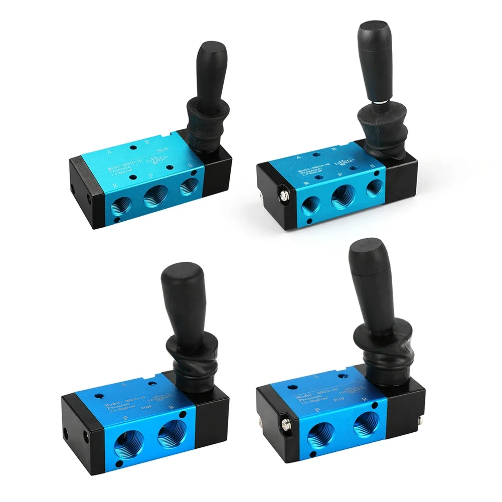 4H210-08 5/2-ходовой ручной рычаг пневматический клапан с глушителем и быстрым