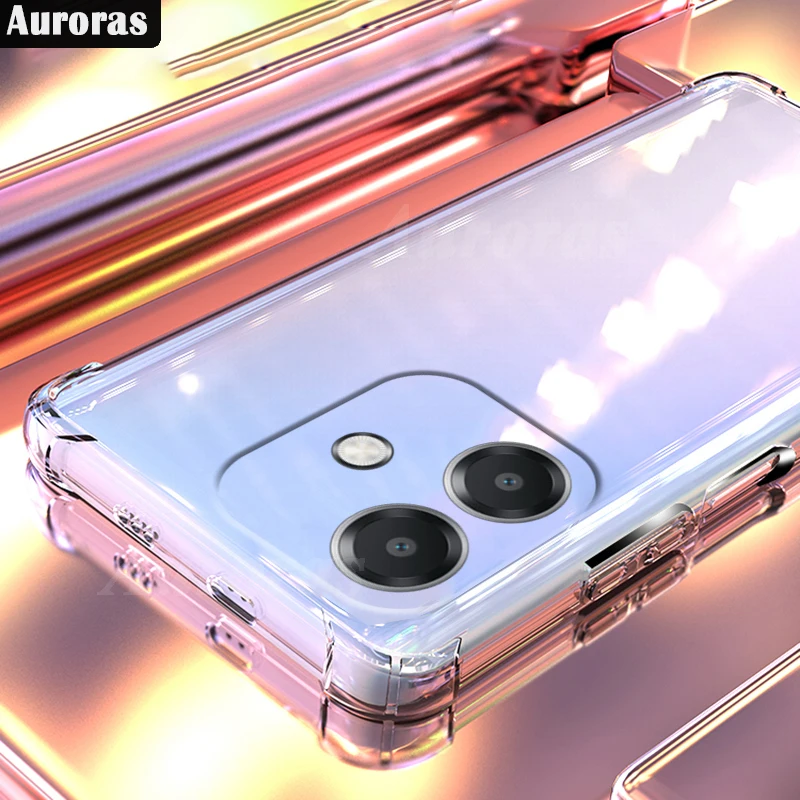 Auroras для OPPO A40 A60 A80 4G/5G магнитное кольцо Прозрачная силиконовая подушка