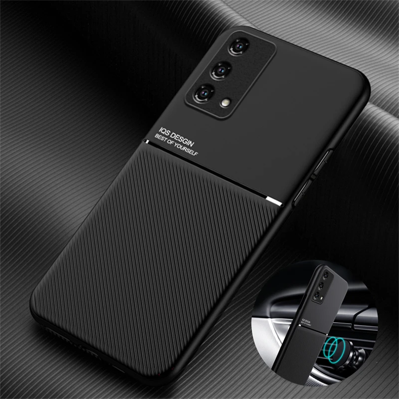 Для OPPO Realme GT Master Edition чехол кожаная текстура магнитный держатель для телефона чехол для RealmeGT Realmy G T 5G GTMaster задняя крышка