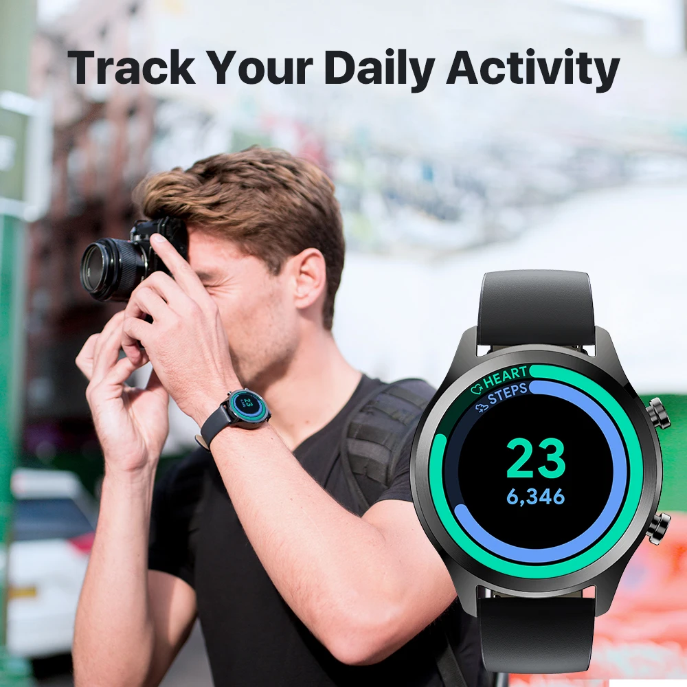 TicWatch C2 Plus смарт-часы Wear OS, 1 