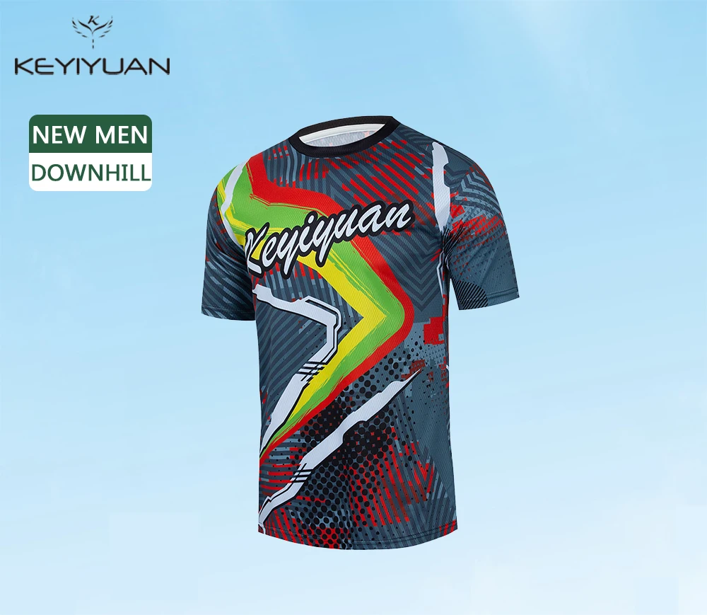 

Рубашки KEYIYUAN для горного велосипеда, футболка для горного велосипеда, мужская майка для горного велосипеда, одежда для мотокросса, одежда д...