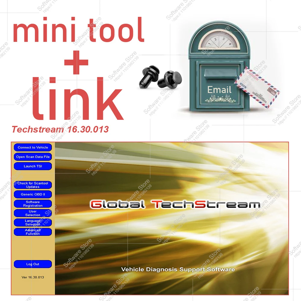

Techstream V16.00.017 MINI VCI Автомобильное диагностическое программное обеспечение V16.20.023 Неограниченное использование 32G USB Reprogrammed для Toyota/Lexus/Scion ECMs