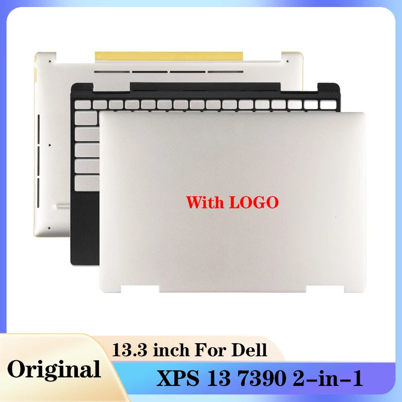 

NEW Original 95% Laptop LCD Back For DELL XPS 13 7390 2-in-1 Computer Case 0VTW09 02CXR0 0JNHN3 Cover/Palmrest/Bottom Case