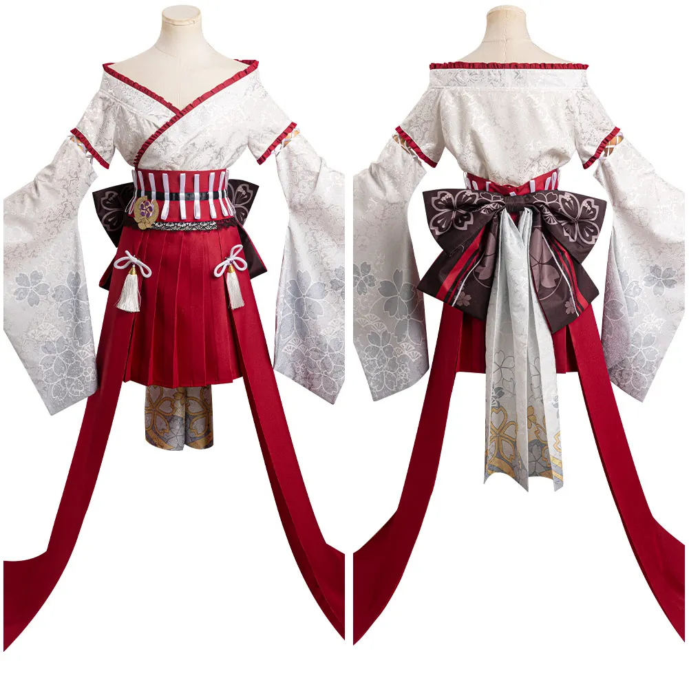 

Genshin Impact Yae Miko Cosplay Costume Kimono Outfits Halloween Carnival Suit