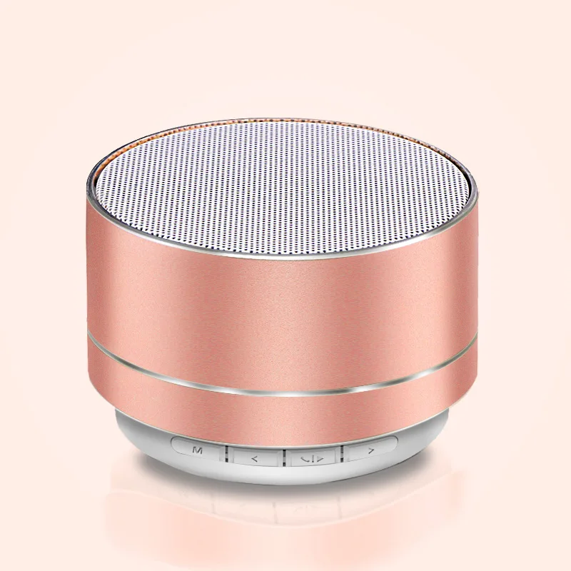 

A10 Wireless Bluetooth-compatible Speaker Small Steel Gun Subwoofer Portable Mini Gift Card U Disk TF Outdoor