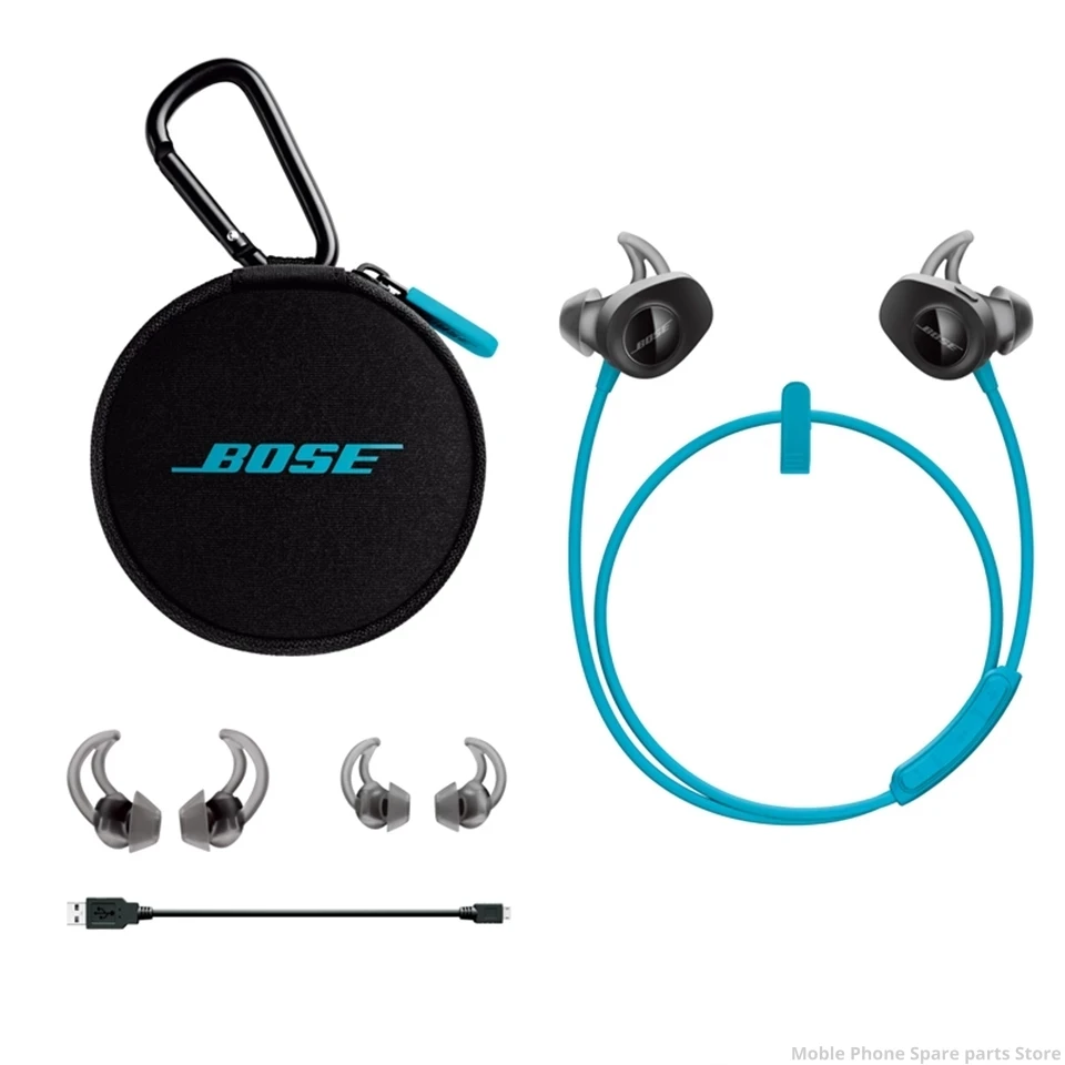 

Беспроводные Bluetooth-наушники Bose SoundSport, спортивные наушники-вкладыши, водонепроницаемые наушники с защитой от пота, гарнитура с микрофоном