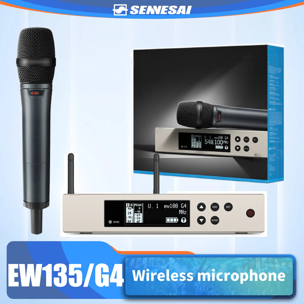 Высшее качество! EW135 G4 истинное разнообразие UHF беспроводной микрофон