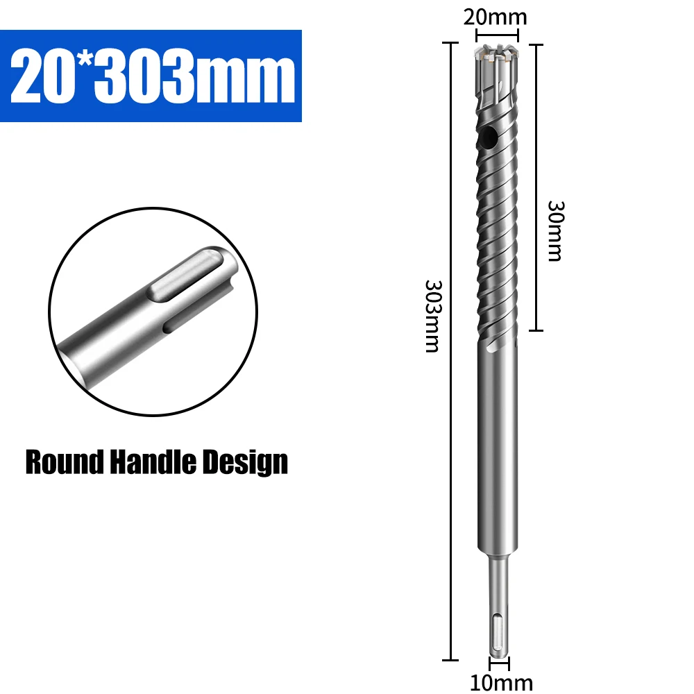 

Сверло для бетона XMSJ SDS-Plus 8-лопастное 4-10