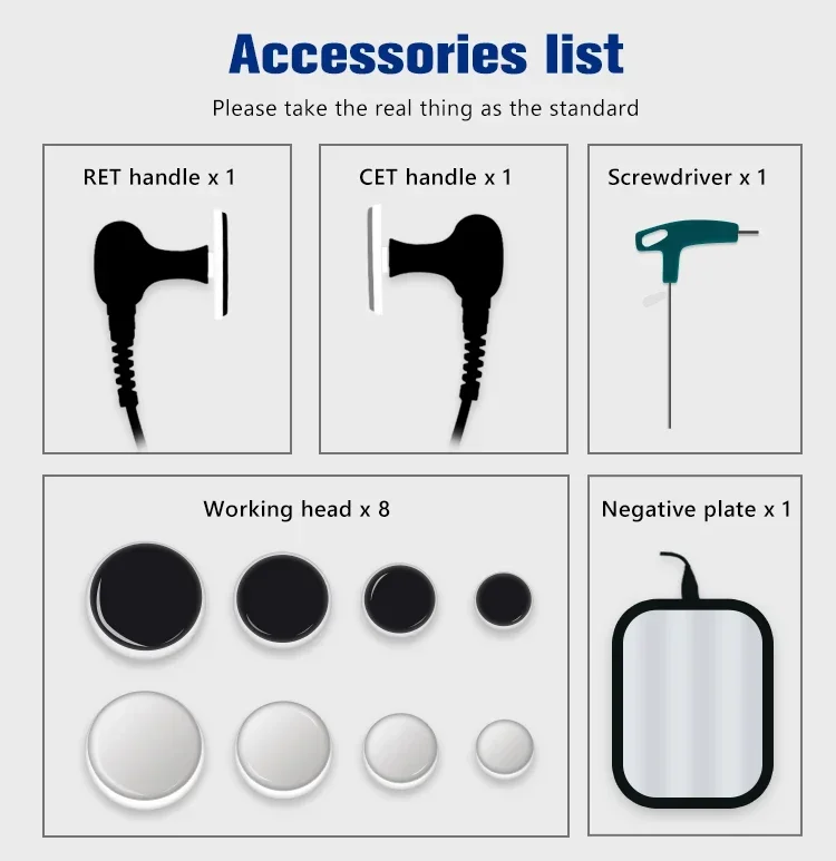 Многофункциональный аппарат Tecar Therapy Physio Ret и Cet Handles Обезболивающее косметическое