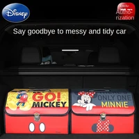 disney genuine car trunk storage box toy storage box on board sorting box car accessories