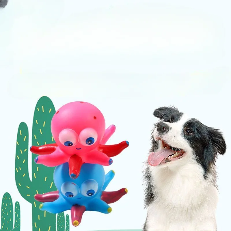 

Dog Toy Sounding Octopus Octopus Teeth Grinding Small Teddy Golden Hair Puppy Pet Supplies