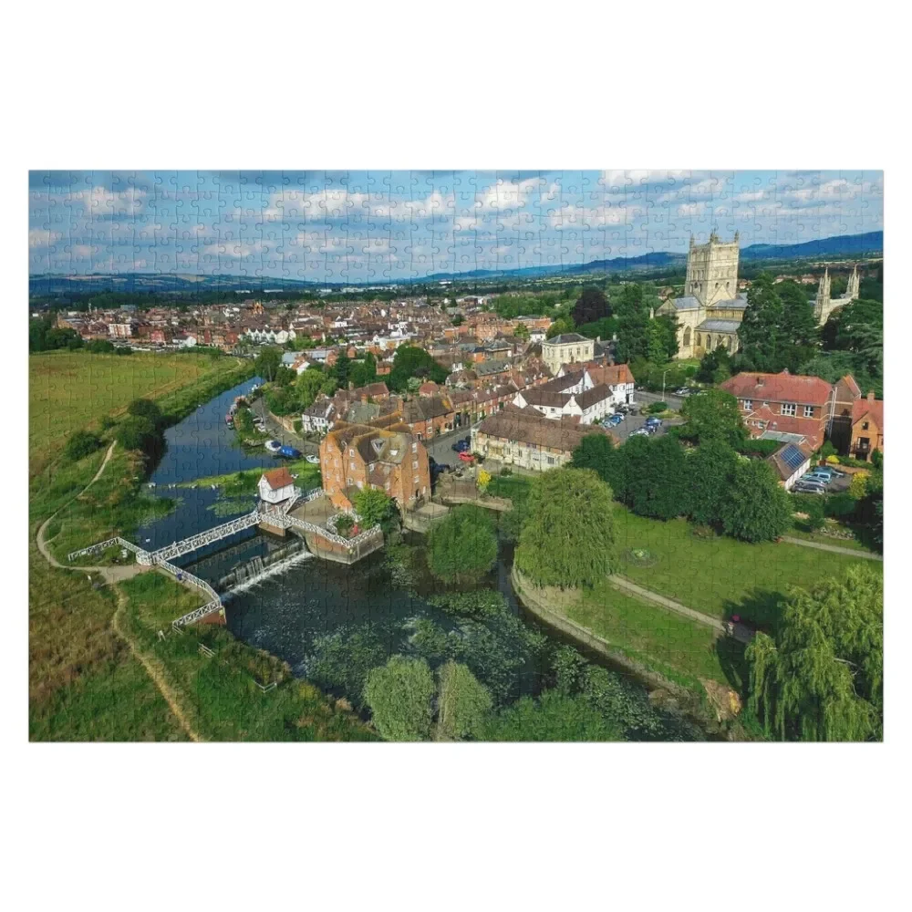 Пазл River Avon Tewkesbury Деревянные животные Деревянный пазл с индивидуальным именем