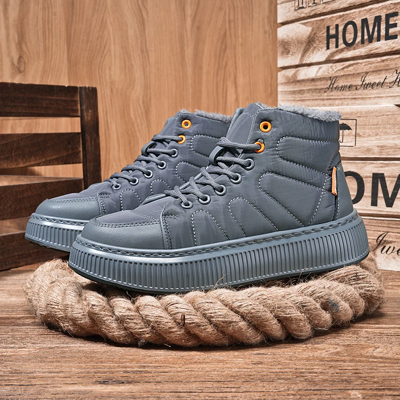 кроссовки мужские Мужские ботинки новинка 2024 зимние тапочки Теплая мужская