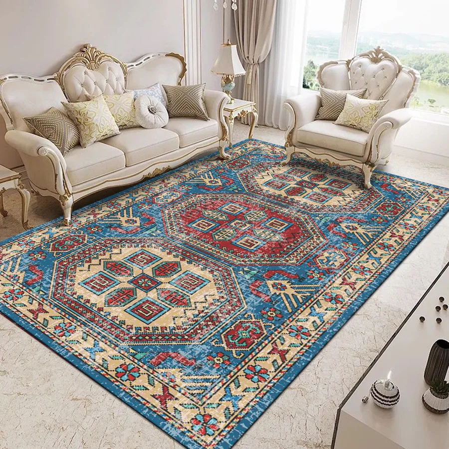 

European Court Boho Style Rug Carpet For Living Room Rug Tapis Salon 200x300 Bedroom Kitchen Rug Home Entrance Hallway Floor Mat