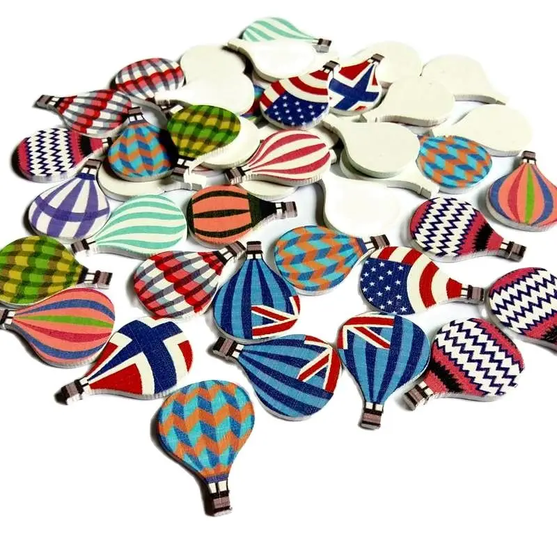 50 шт., пуговицы для воздушных шаров, 21 х30 мм