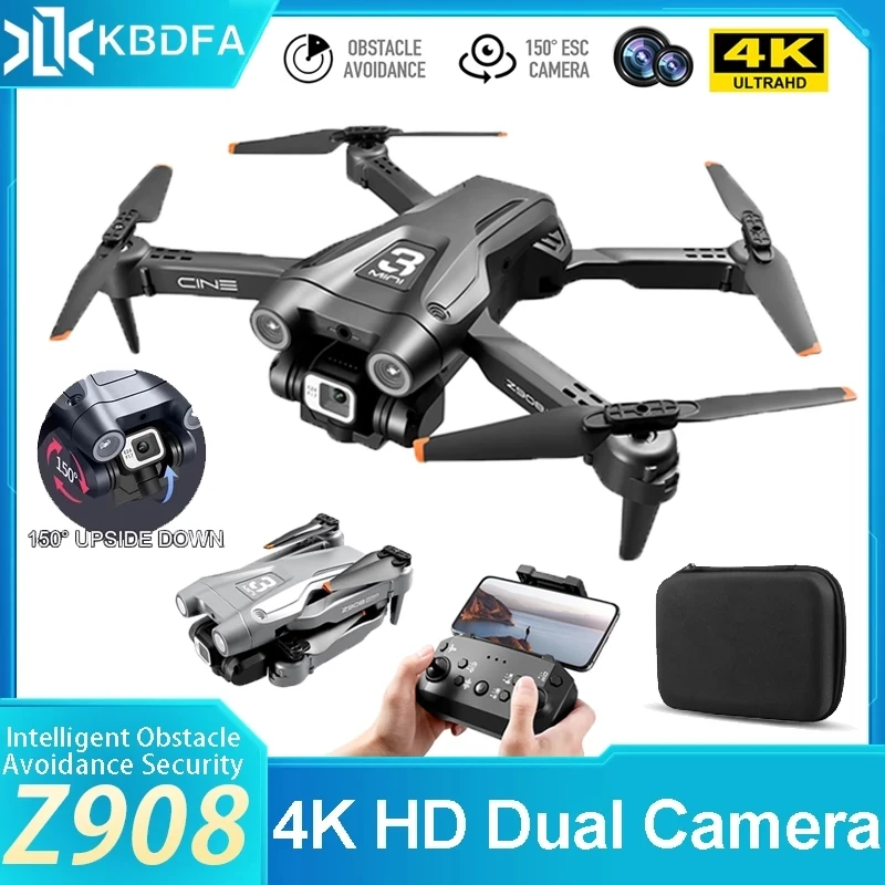 

Профессиональный Квадрокоптер Z908 Pro 4K HD с двумя камерами и функцией обнаружения препятствий, 2,4 ГГц, Wi-Fi