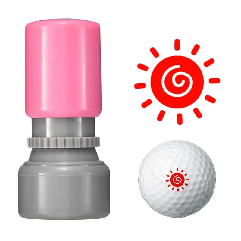 Stamp Fast-drying Personalize Golf Ball Stamps With Thumb Heart Patterns Permanent Golf Ball Marker For Stylizing And