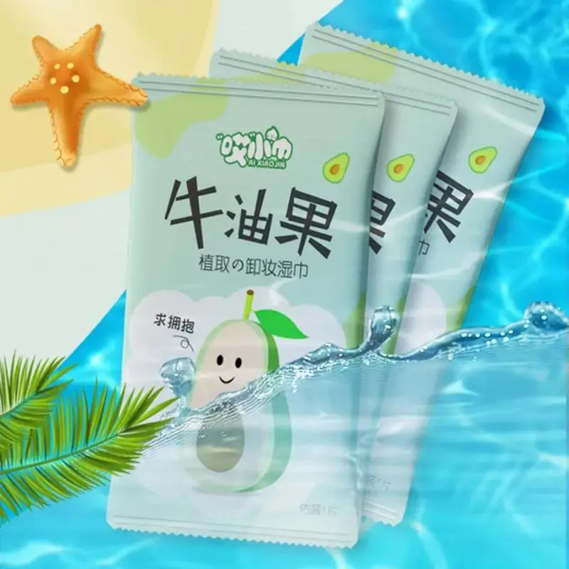 

Одноразовые салфетки для снятия макияжа, 5/10 шт.