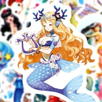 103050pcs disney cartoon mermaid stickers anime diy scrapbooking laptop luggage cartoon cute decal sea maid sticker for kid to