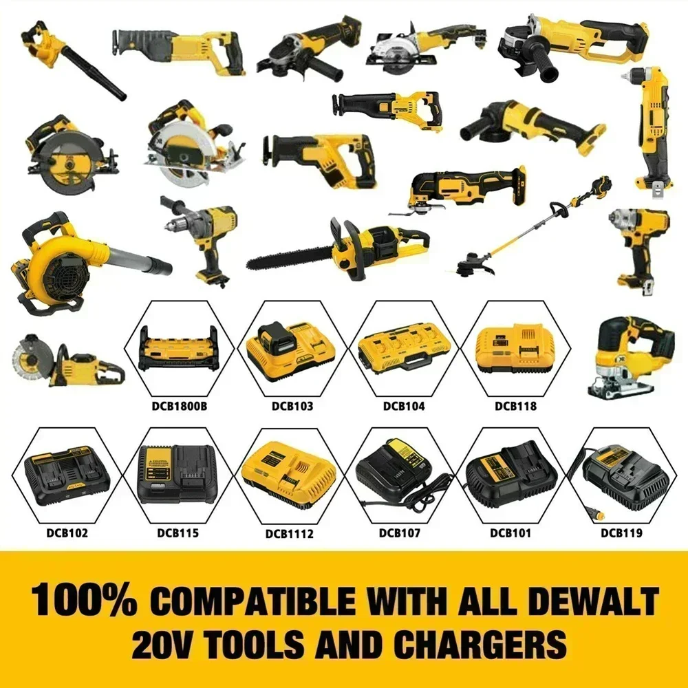 Литий-ионный аккумулятор для DeWalt DCB205 DCB201 DCB203