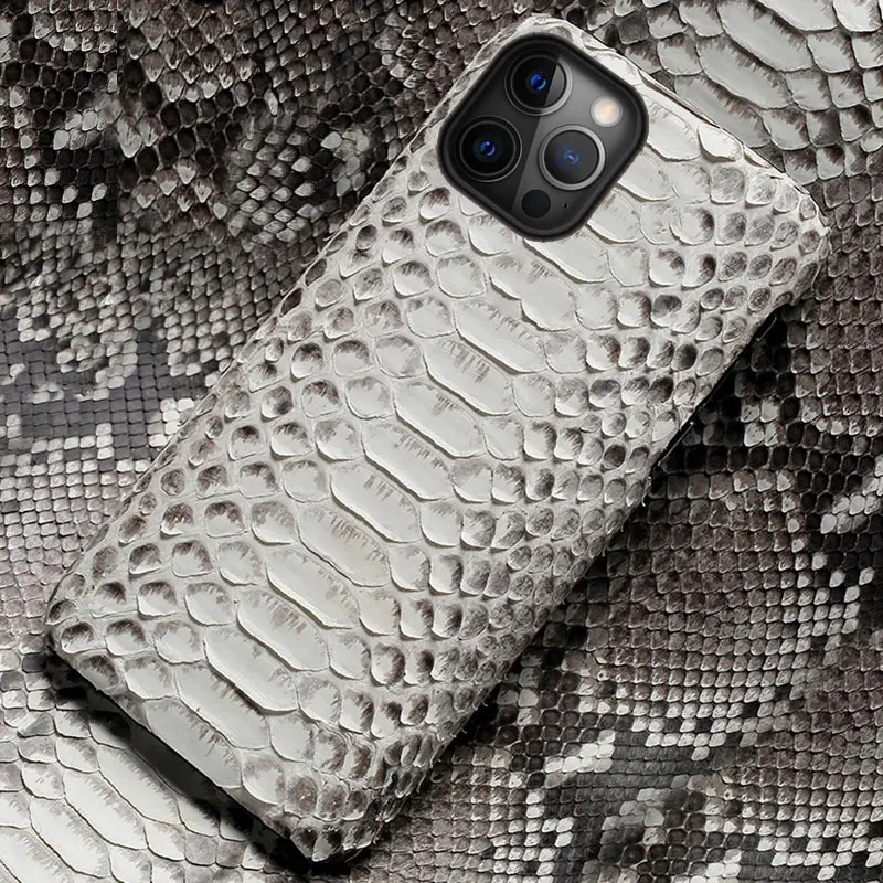 

Чехол из натуральной кожи питона для iPhone 13 12 11 Pro Max 12 Mini X XS max XR 7 8 Plus, чехол с змеиной кожей для IPhone 11, чехол
