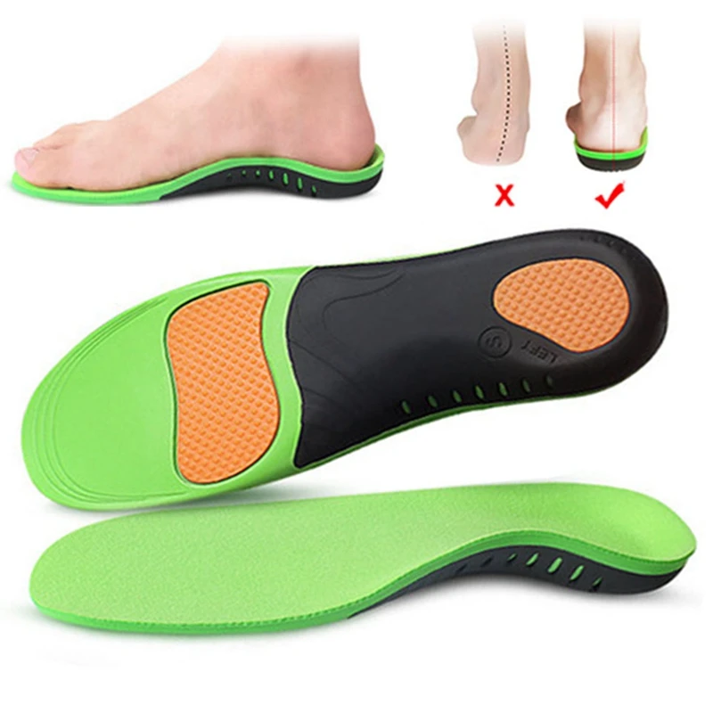 

Support Orthotics Hard Insoles for Flat Feet High Arch Not Afraid of Sweat Keep The Feet Fresh Full Length Bow Support