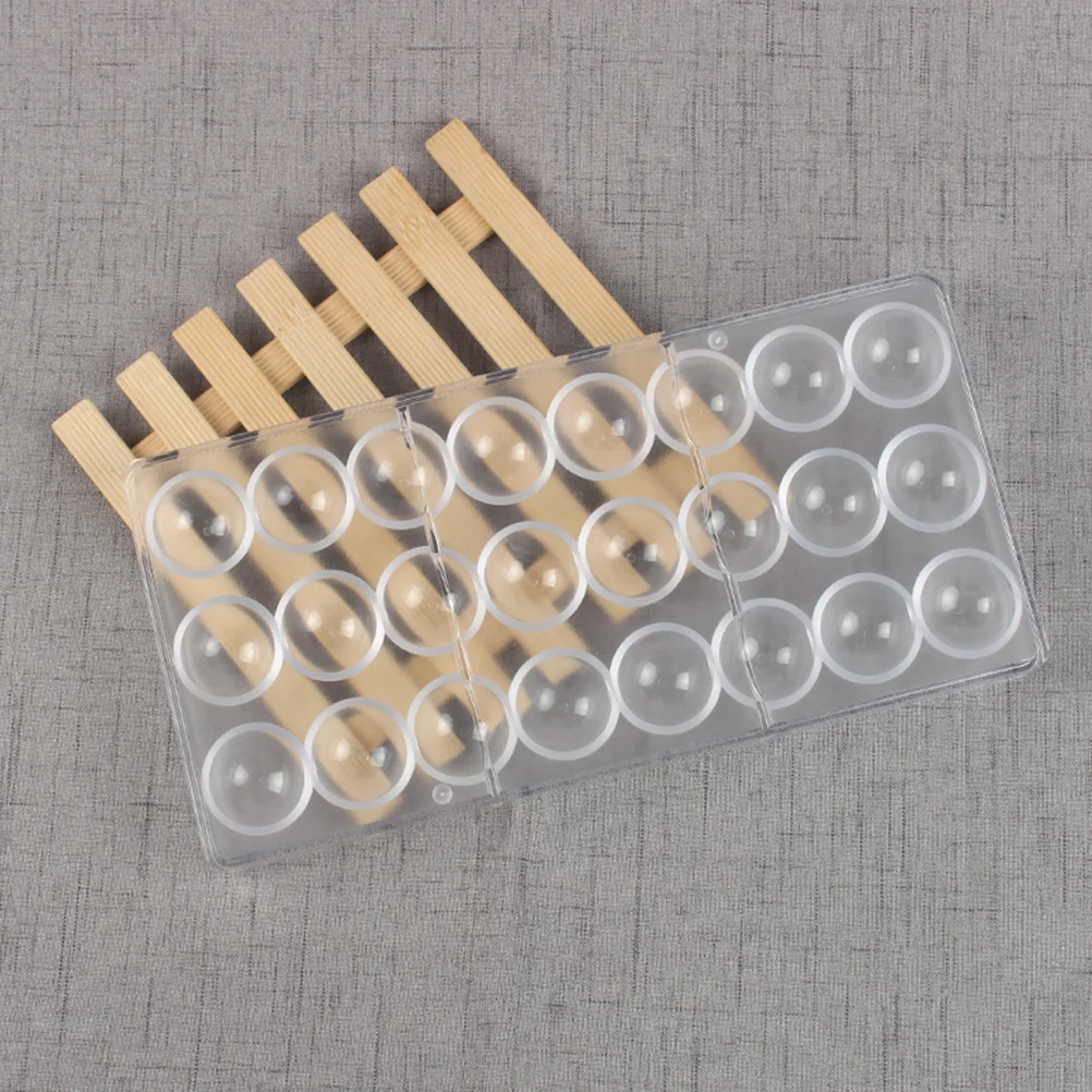 

Molds Chocolate Silicone Pearl Cake Maker Round Ice Cube Tray Baking Fondant Bomb Cookie Making Freezer Kit Half Sphere Clear