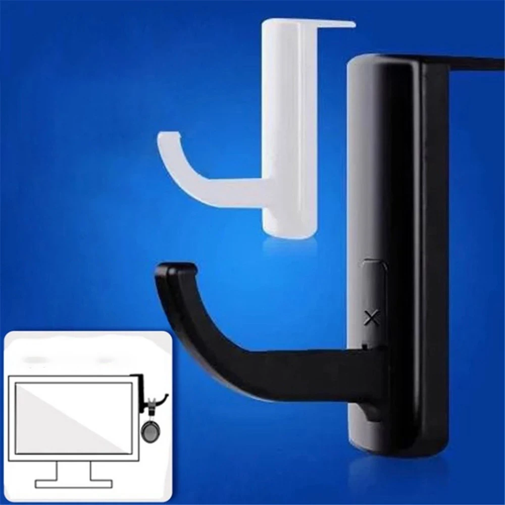 

Earphone Stand Shelf Computer Organizers Hook Headset Monitor Office 1pc Holder Supplies For Headphone Accessories Desk