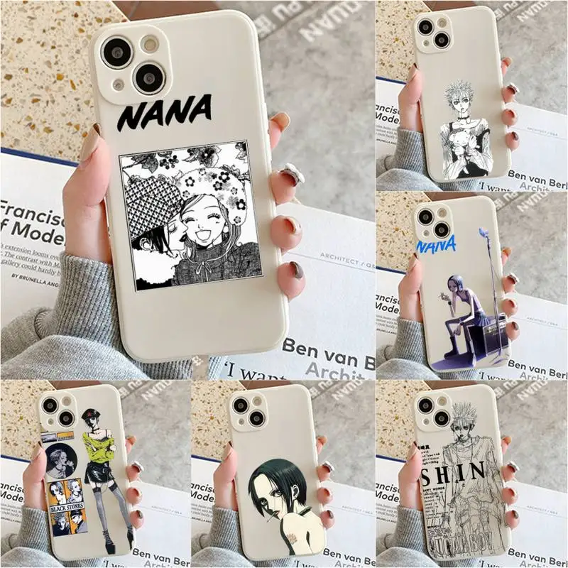 

Nana Osaki Anime Phone Case For Iphone 7 8 Plus X Xr Xs 11 12 13 Se2020 Mini Mobile Iphones 14 Pro Max Case