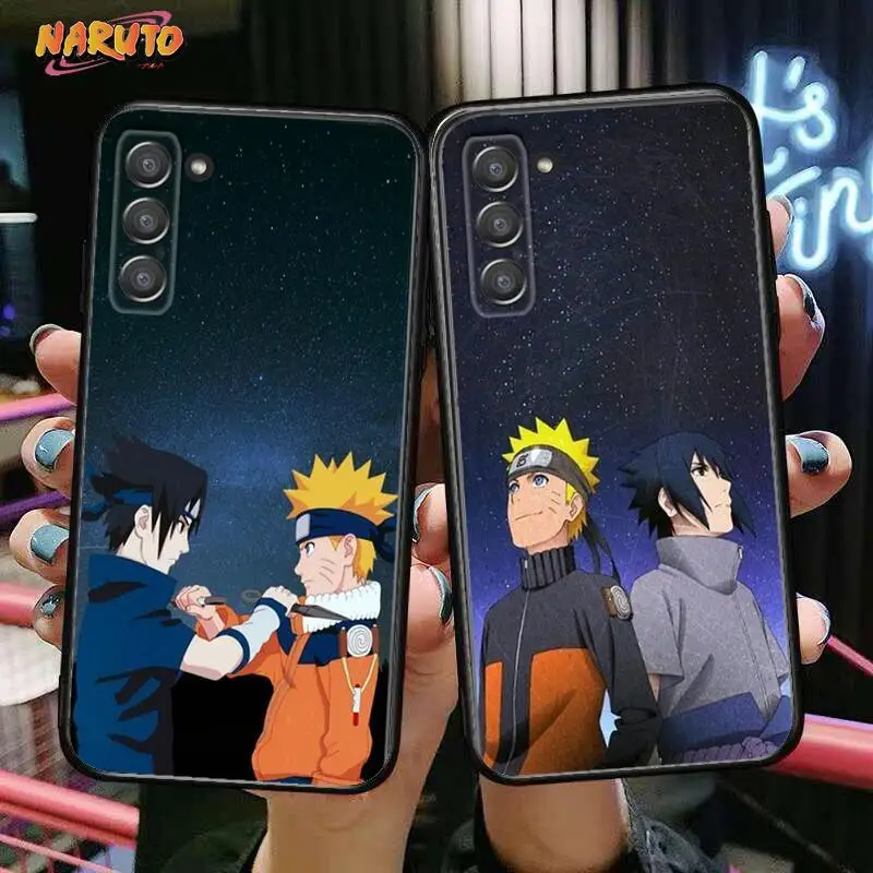 Чехол для телефона с принтом Наруто Против Саске чехол SamSung Galaxy s6 s7 S8 S9 S10E S20 S21 S5 S30