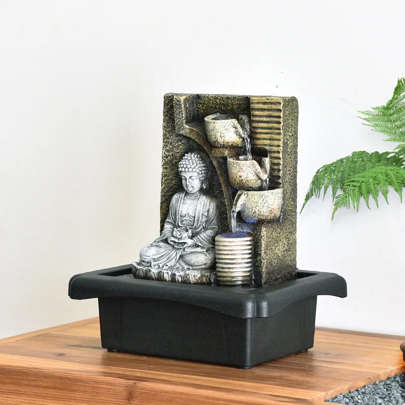 Фантастические подарки водный фонтан со светодиодной подсветкой 4-слойный