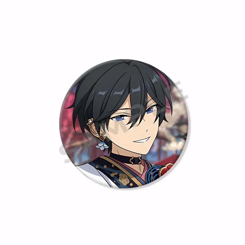 Ансамбль звезд Хватика Хокуто броши на рюкзаке креативный круглый мультфильм