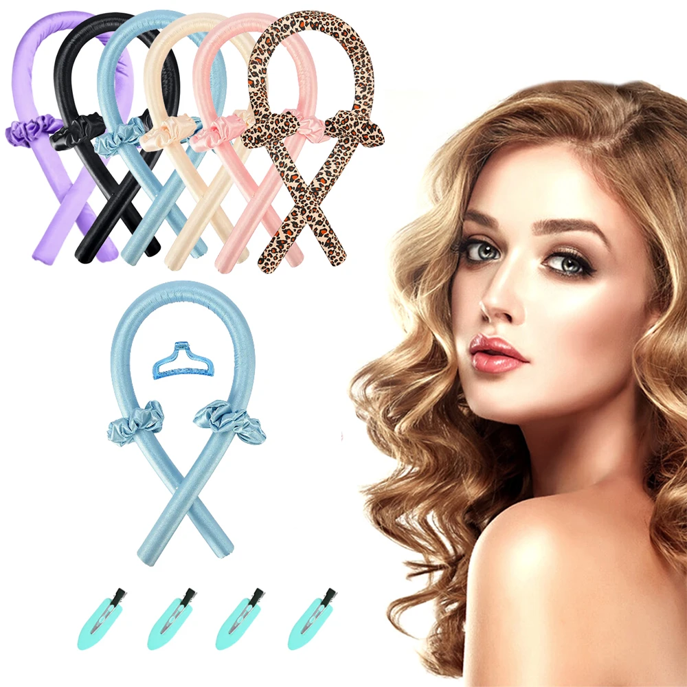 

Плойка для завивки без нагрева шелковая лента для завивки волос мягкая лента для сна Плойка для завивки волос Инструменты для укладки волос