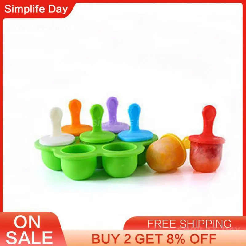

Freezer Fruit Juice Maker Maker Reusable 7 Hole Making Maker Tools Diy Popsicle Molds Mould Ice Tray
