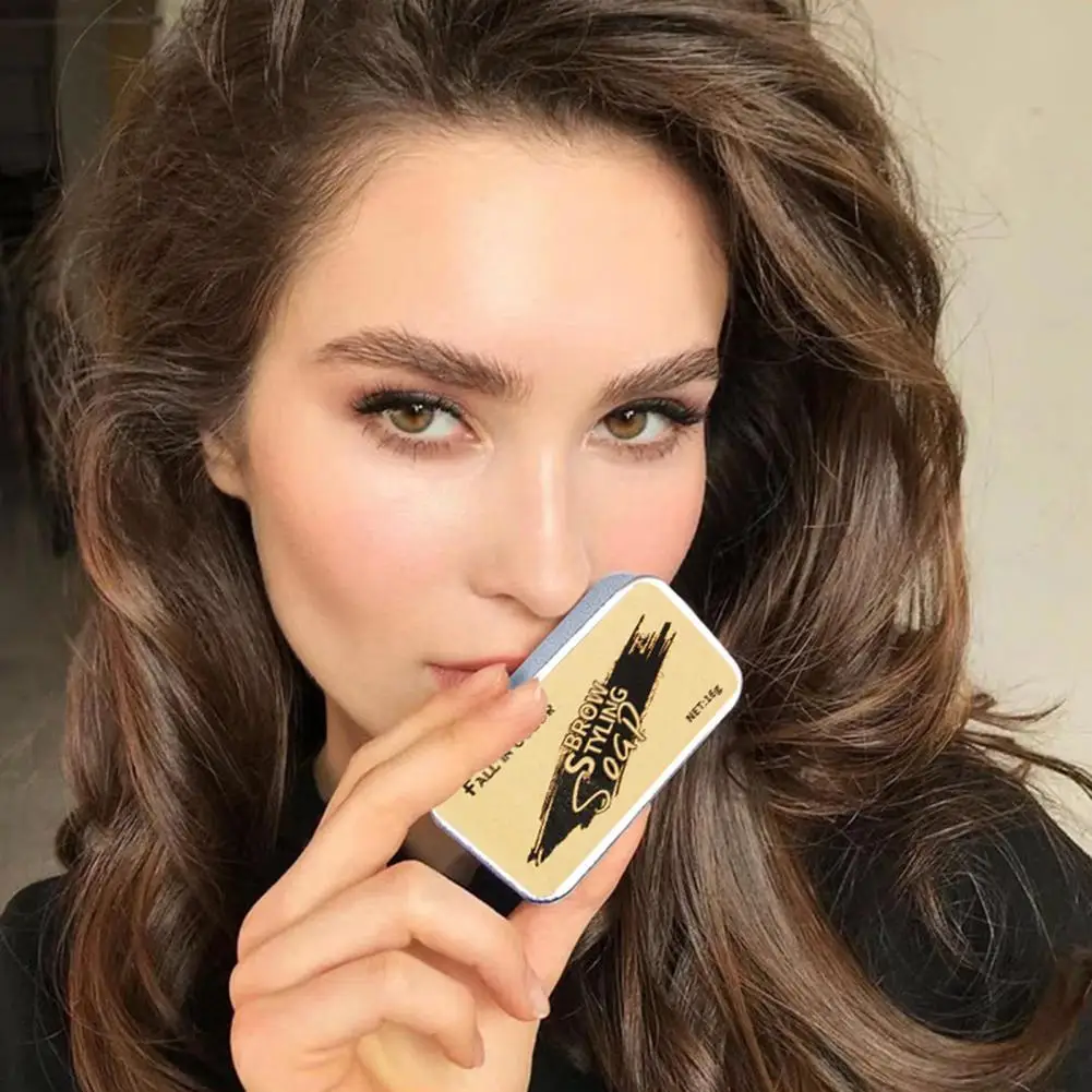 

Practical Cream Smudge-Proof Beautiful Looking Eyebrow Soap for Women Eyebrow Soap Eyebrow Styling Soap