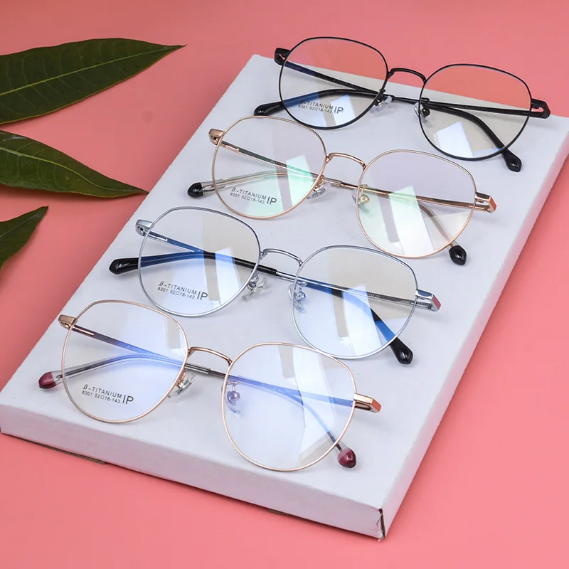 

Titanium Glasses Frame women Progressive multifocal reading glasses Prescription Eyeglass Frame minus sight glasses for women