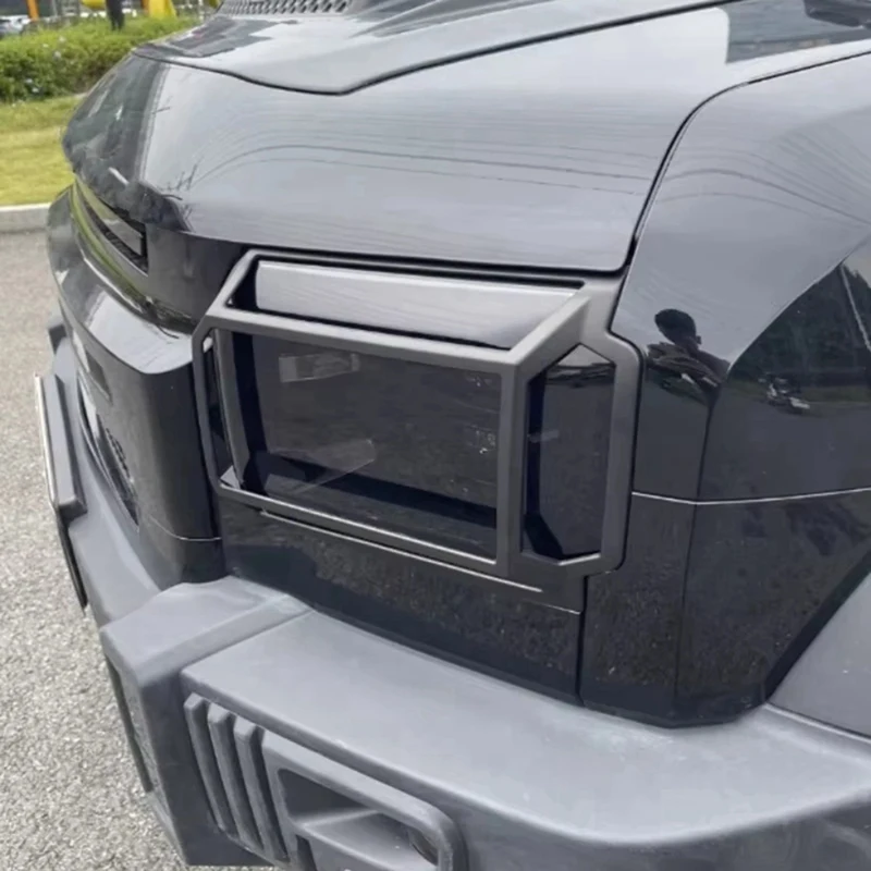 Автомобильные передние дневные ходовые огни декоративная рамка крышка фары