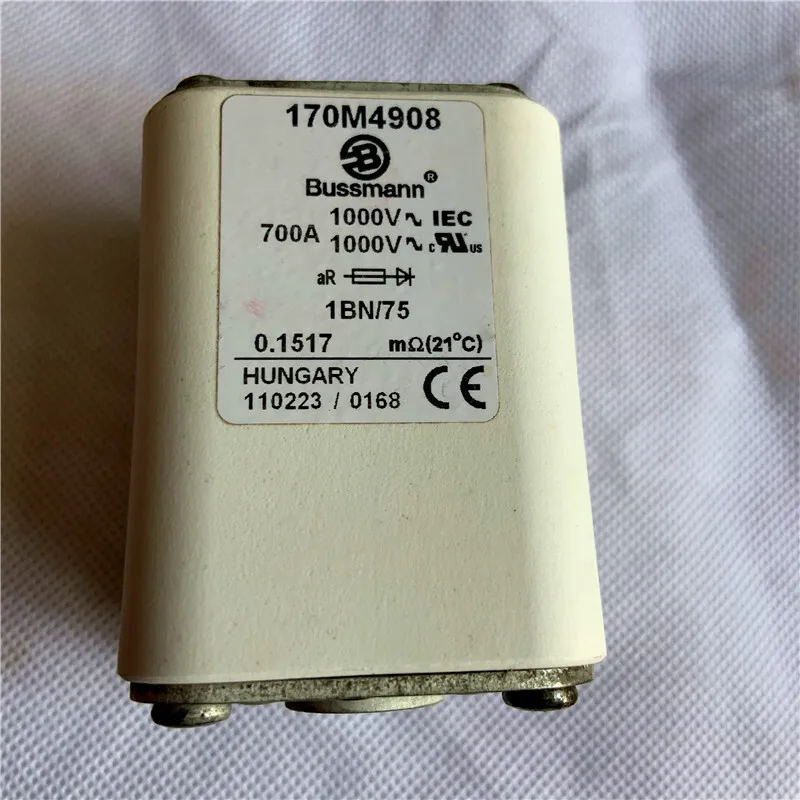 Бывшая в употреблении 170M4908 предохранитель 700A 1000V Быстрый Предохранитель ABB