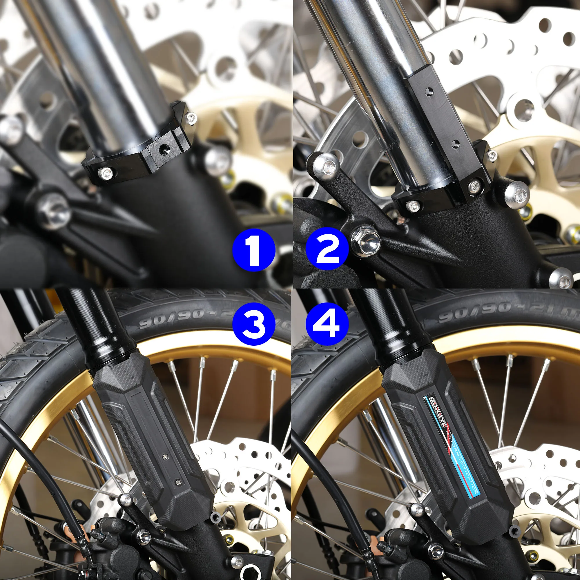 Амортизирующий защитный чехол для передней вилки мотоцикла VOGE 525RR 250RR 500DS 300DS