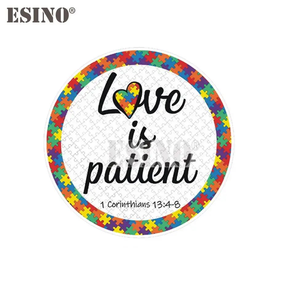 Автомобильный Стайлинг любовь для аутизма любовь терпеливая креативная декоративная клейкая ПВХ водонепроницаемая наклейка на весь корпус автомобиля виниловая наклейка