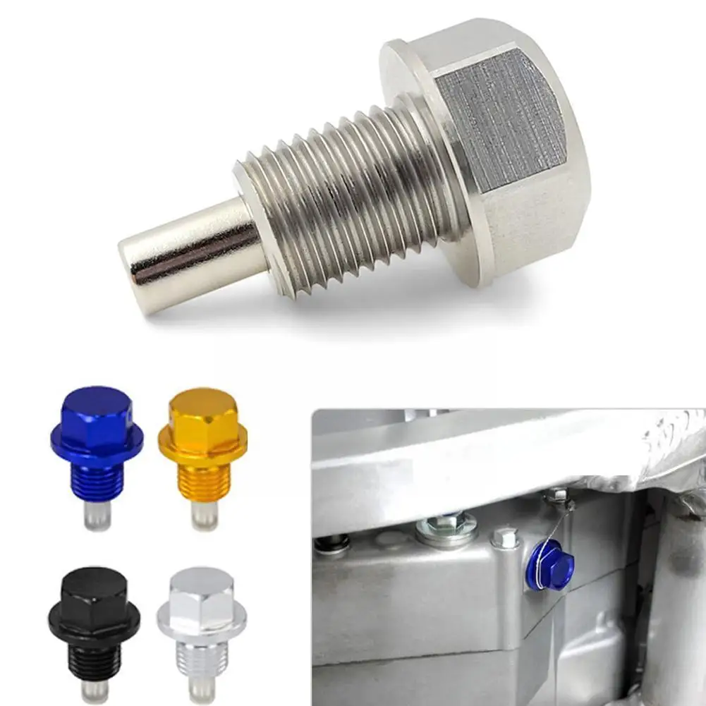 

Magnetic Oil Sump Nut Drain Oil Plug Screw Oil Drain Oil Nut Magnetic Plug Y5g2