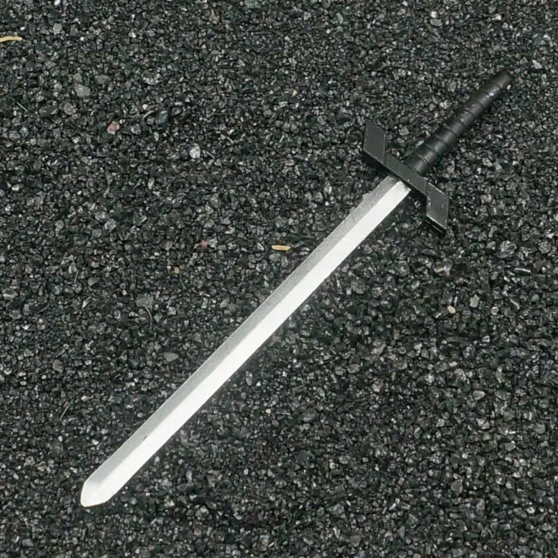 Черная модель меча для экшн-фигурки, масштаб 1/12