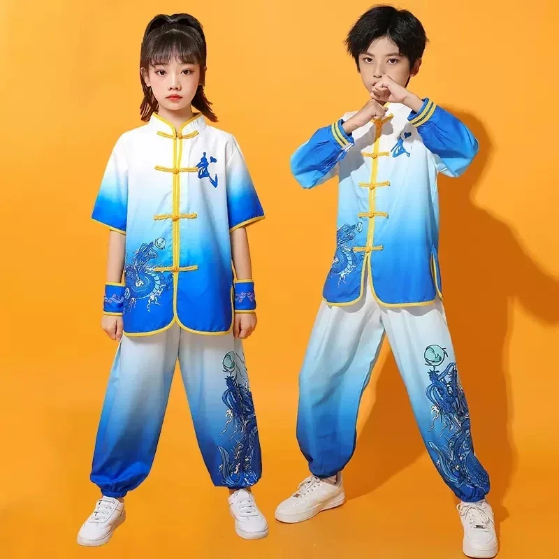 Новинка детская одежда для боевых искусств hanfu тренировочная форма в китайском