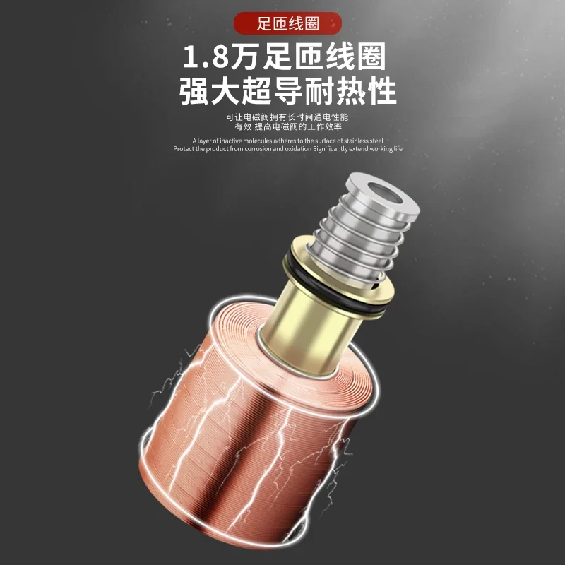 Пневматический двухпозиционный трехходовой электромагнитный клапан 3V1-06 3V206NCB