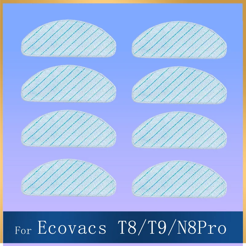 

Washable Mop Cloths For ECOVACS DEEBOT OZMO T8 Max T8 AIVI T9 MAX T9 AIVI Robot Vacuum Cleaner Mop Pads Mop Rags Spare Parts