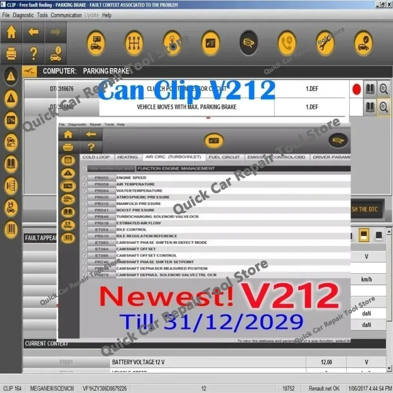 Фото Новейший хит продаж 2026 года: диагностический инструмент SW V212 для Can Clip + бесплатные подарки + Reprog V191 + Dialogys V4.72 Automot №3
