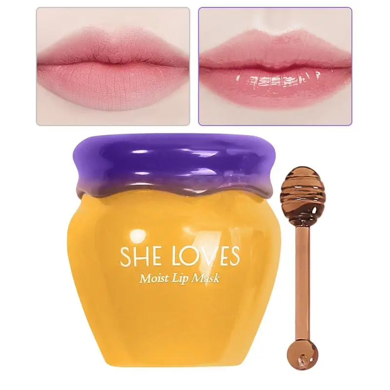 

Бальзам для губ Honey, увлажняющий и питательный бальзам для губ с кисточкой для губ